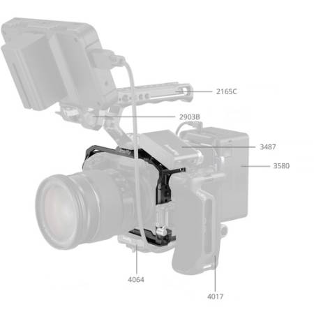 SmallRig 3934B - klatka do FUJIFILM X-H2/X-H2S, przykład użycia